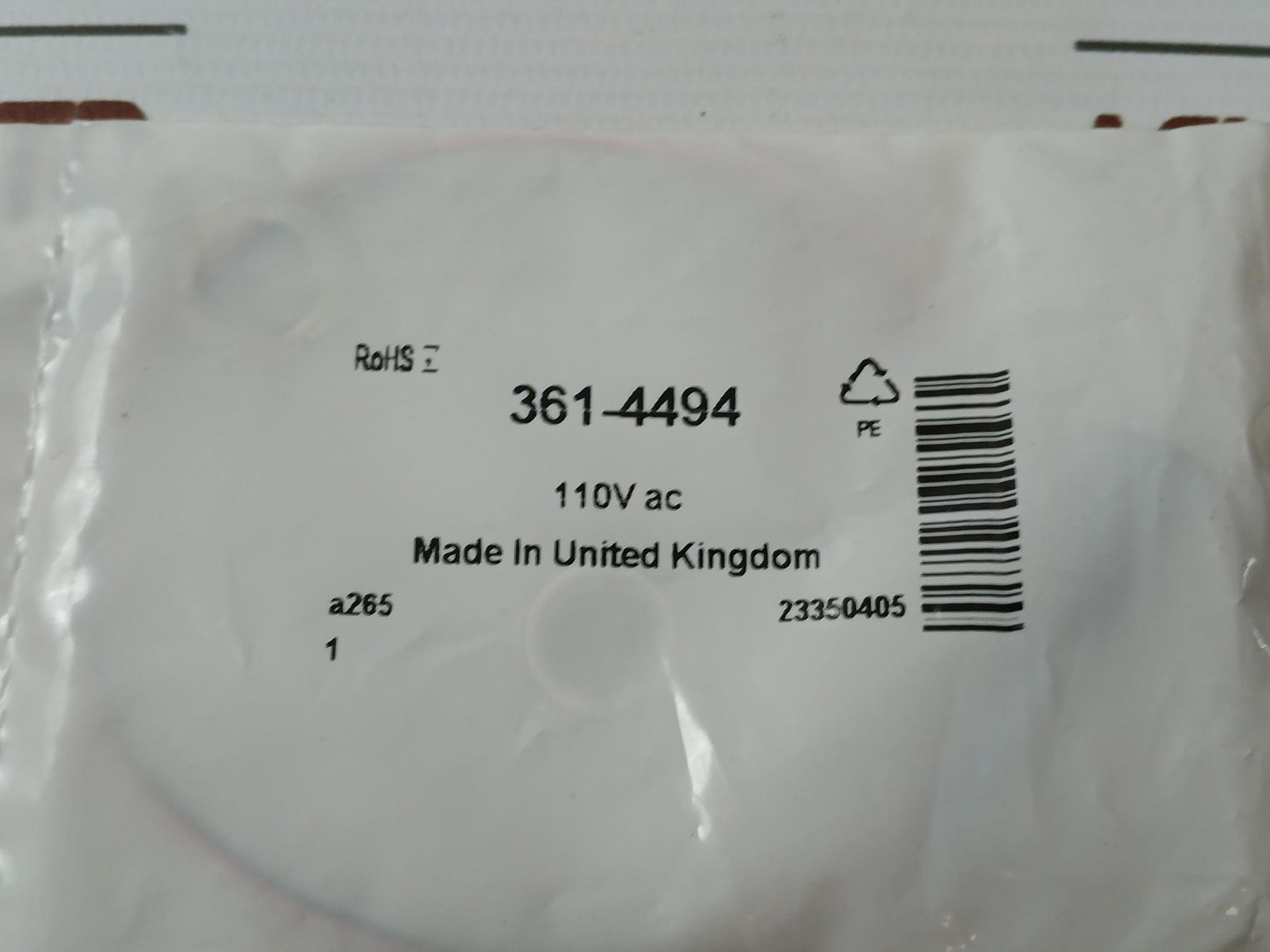 Lot Of 2X Rs 361-4494 Oxley Green Panel Mount Indicator 110V Ac