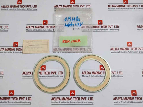 Lot Of 2X Valqua D-20K-100 Ct Flange Gasket 20K-100A
