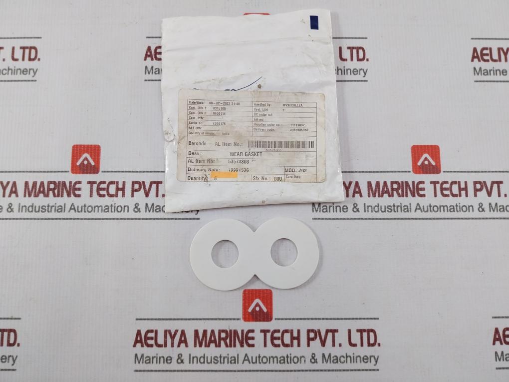 Lot Of 3X Alfa Laval 53574303 Wear Gasket C8B.712.45.01.043