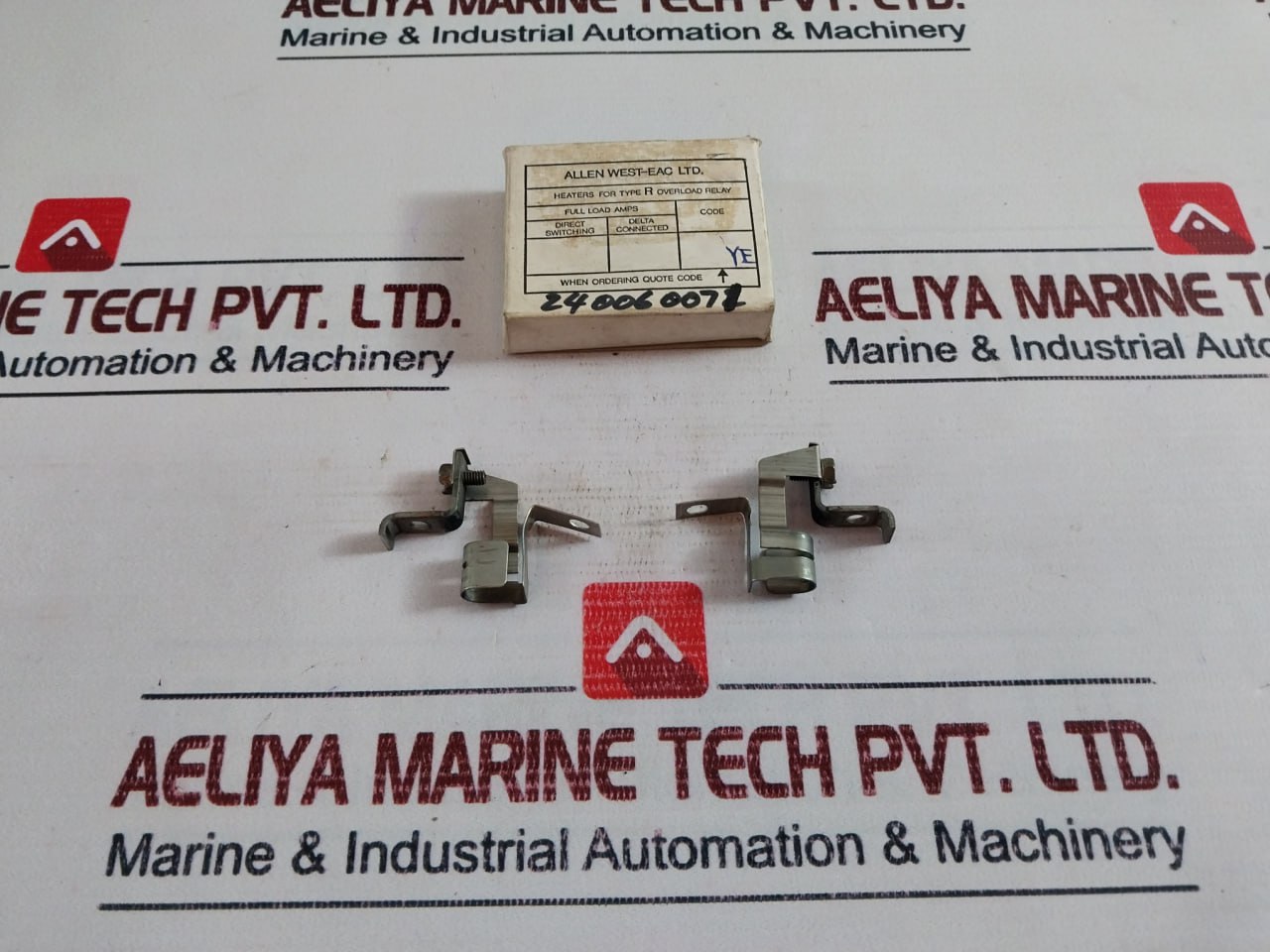 Lot Of 3X Allen West-eac Ye Heater For Type R Overload Unit