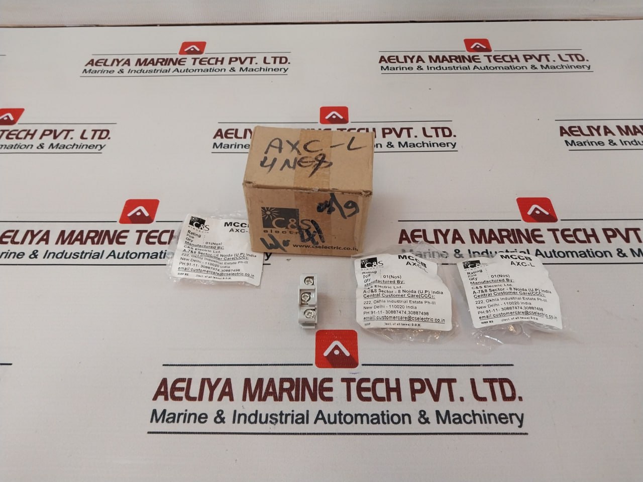 Lot Of 3X C&S Electric Axc-l Mccb (Moulded Case Circuit Breaker)