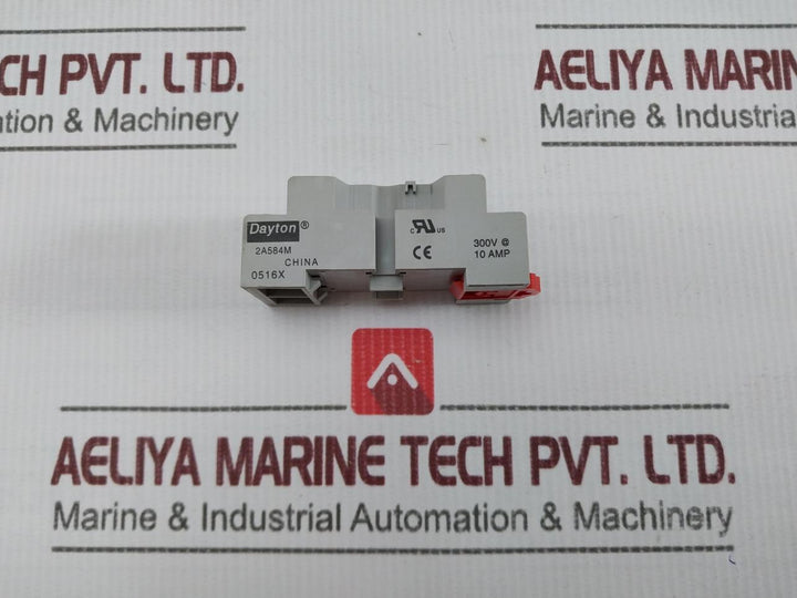 Lot of 3X DAYTON 2A584M Relay Socket 10A