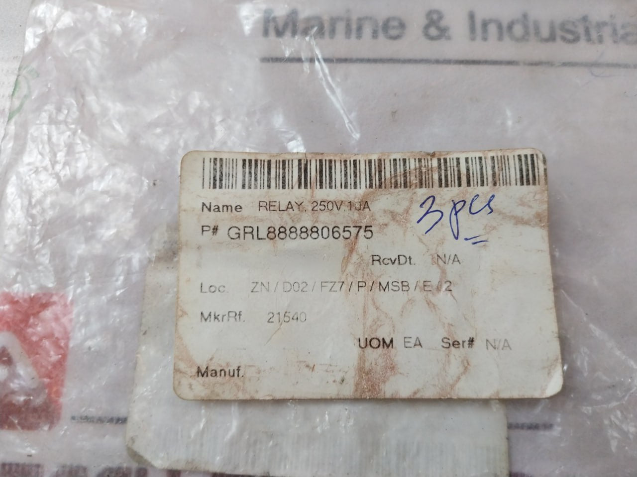 Lot Of 3X Idec Rh4B-u Power Relay Dc110V 250V 10A Grl8888806575