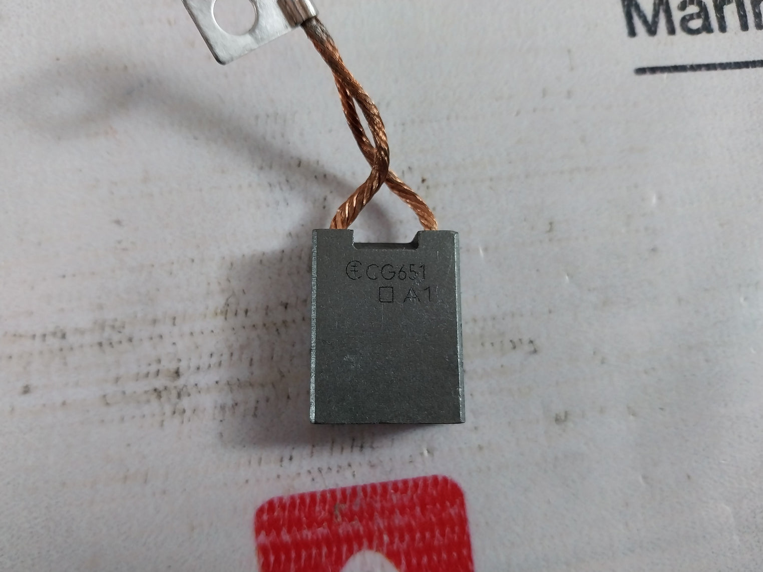 Lot Of 3X Mersen Cg651 Carbon Brush A1