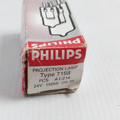 Lot of 3X PHILIPS 7158 Halogen Non-reflector 24V 150W G6.35
