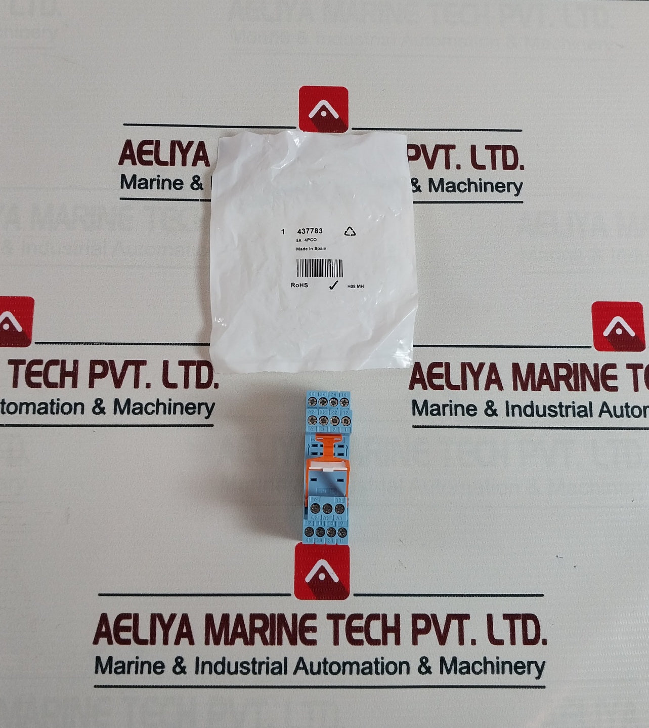 Lot Of 3X Relecomat S9-M Relay Socket 6A 250Vac