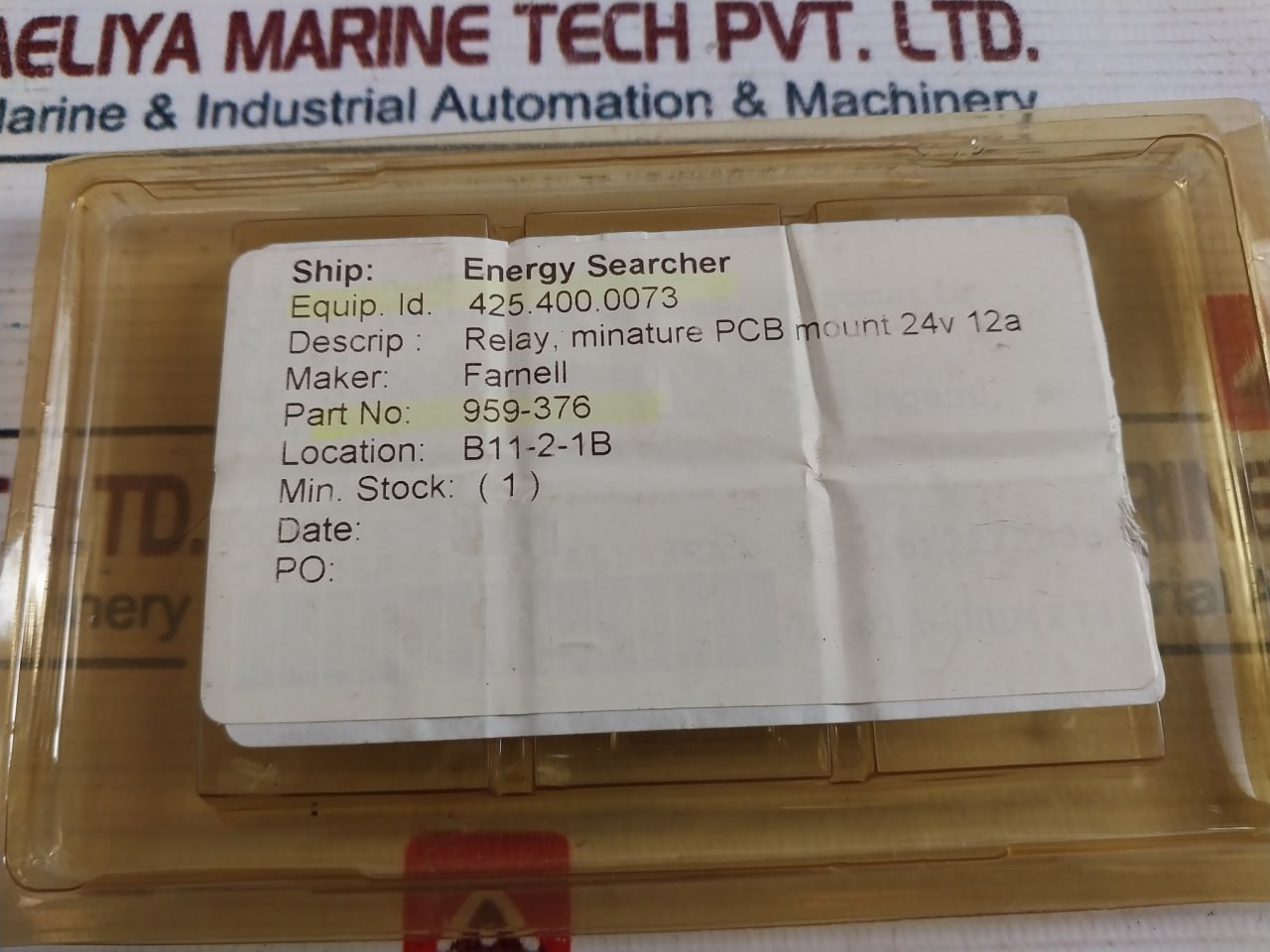 Lot of 3X SCHRACK RP3SL024 Minature PCB Mount Relay 24V 12A 959-376