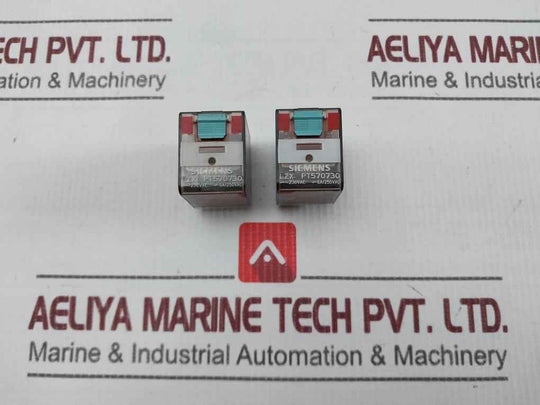 Lot of 3X SIEMENS LZX: PT570730 Plug-in Relay 230V AC Used