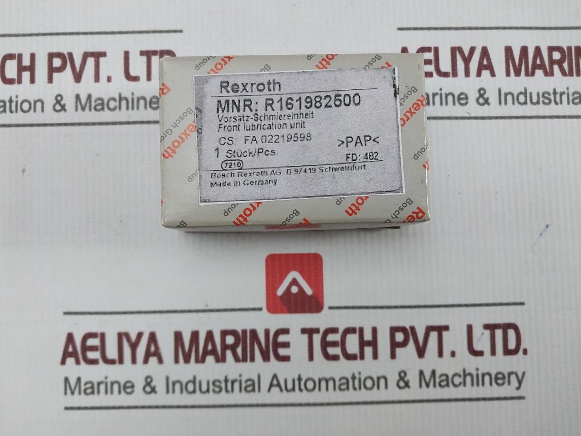 Lot Of 4X Bosch Rexroth Ag R161982500 Front Lubricating Unit