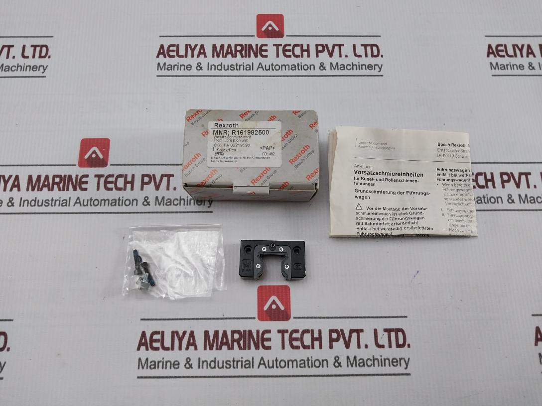 Lot Of 4X Bosch Rexroth Ag R161982500 Front Lubricating Unit