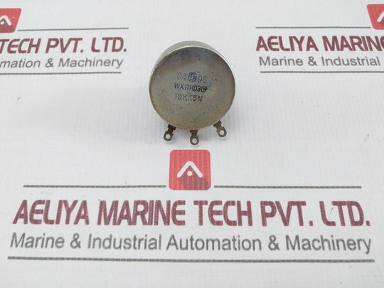 Lot Of 4X Wx111(030) Rotary Wirewound Potentiometer 10K Ohm