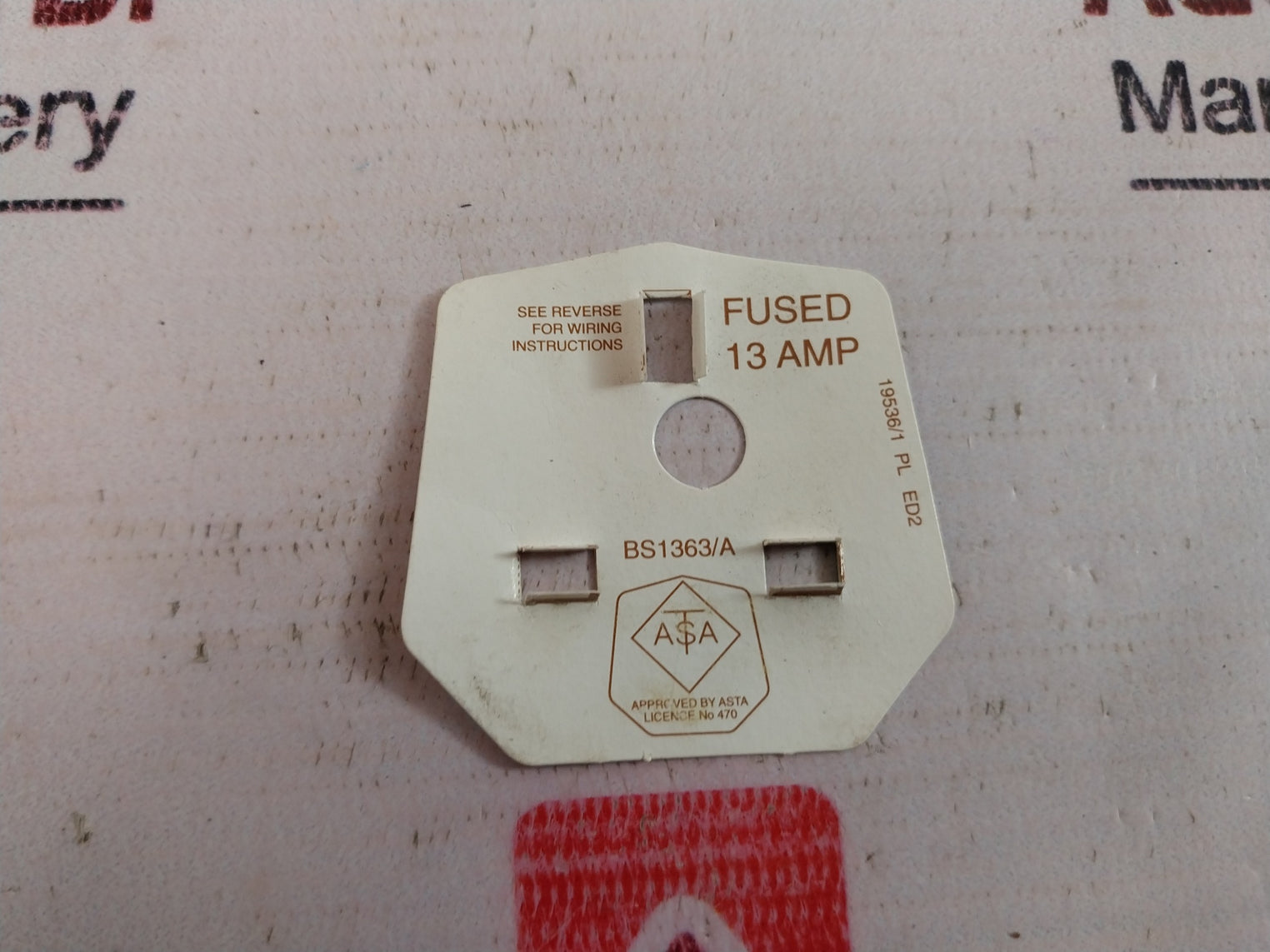 Lot Of 5X Duraplug B.S. 1363/A 3 Pin Uk Plug 250 V