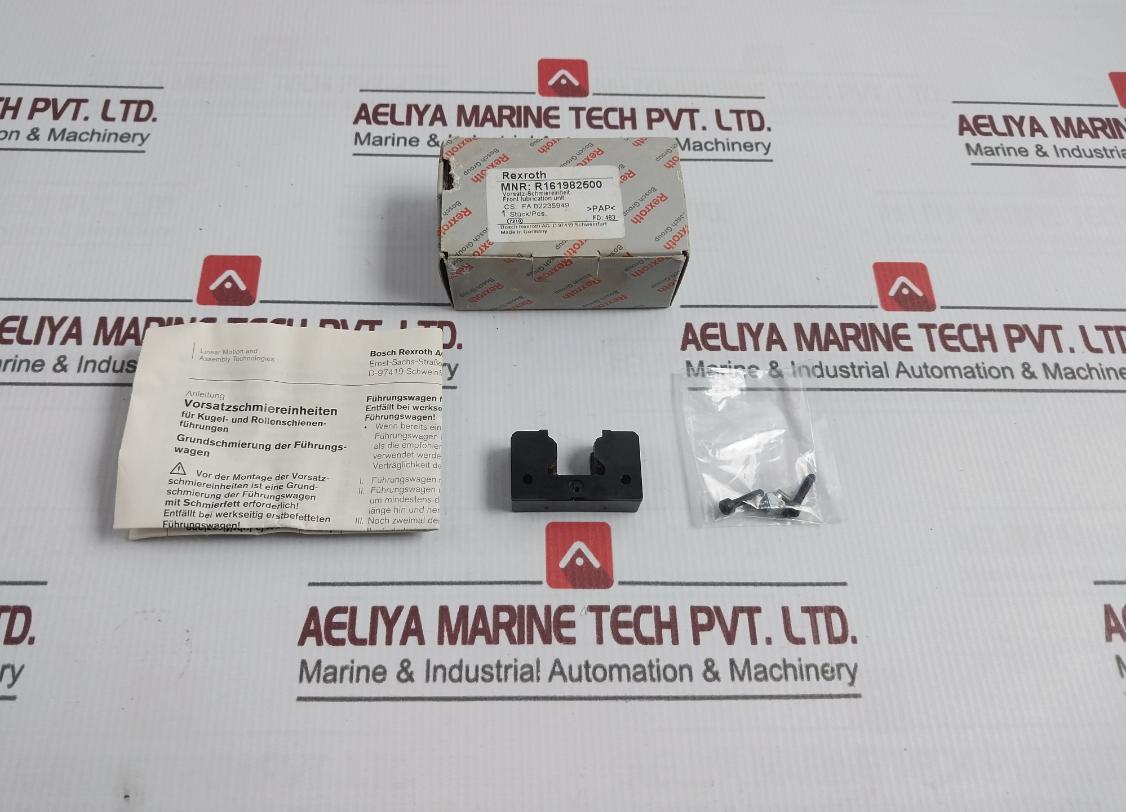 Lot Of 5X Rexroth R161982500 Linear Front Lubrication Unit