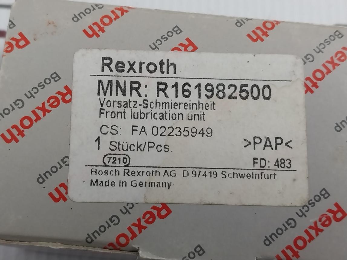 Lot of 5X REXROTH R161982500 Linear Front Lubrication Unit