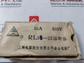 Lot of 5X Shanghai Electric RL9626-25 Fuse 16A 500V