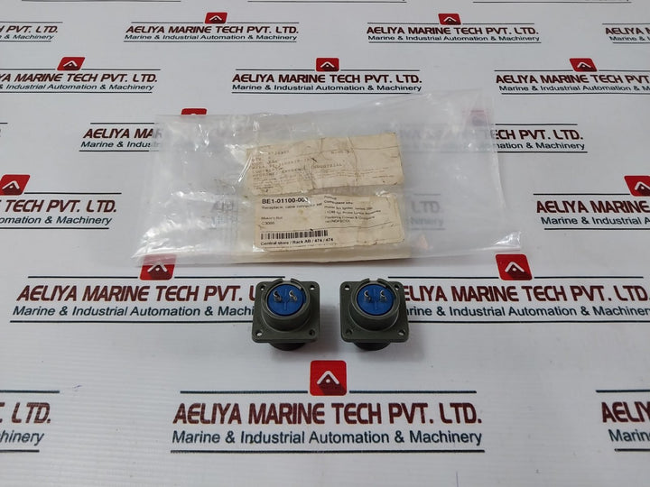 Lot of 6X AMPHENOL 97-3102A18-3P Circular Connector Receptacle 97J4921