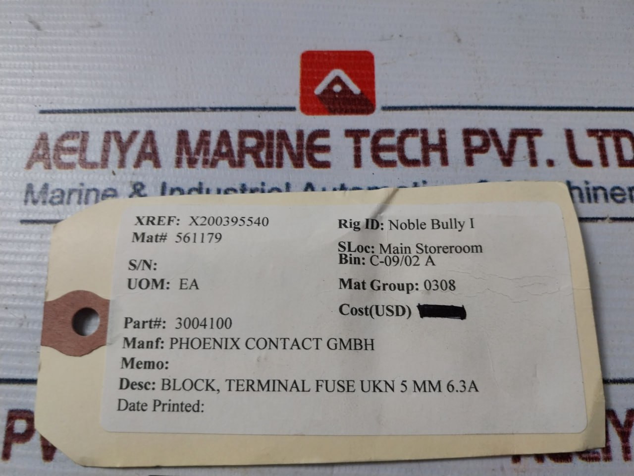 Lot Of 7X Phoenix Contact Uk5-hesi Fuse Terminal Block 3004100 6.3A 800V