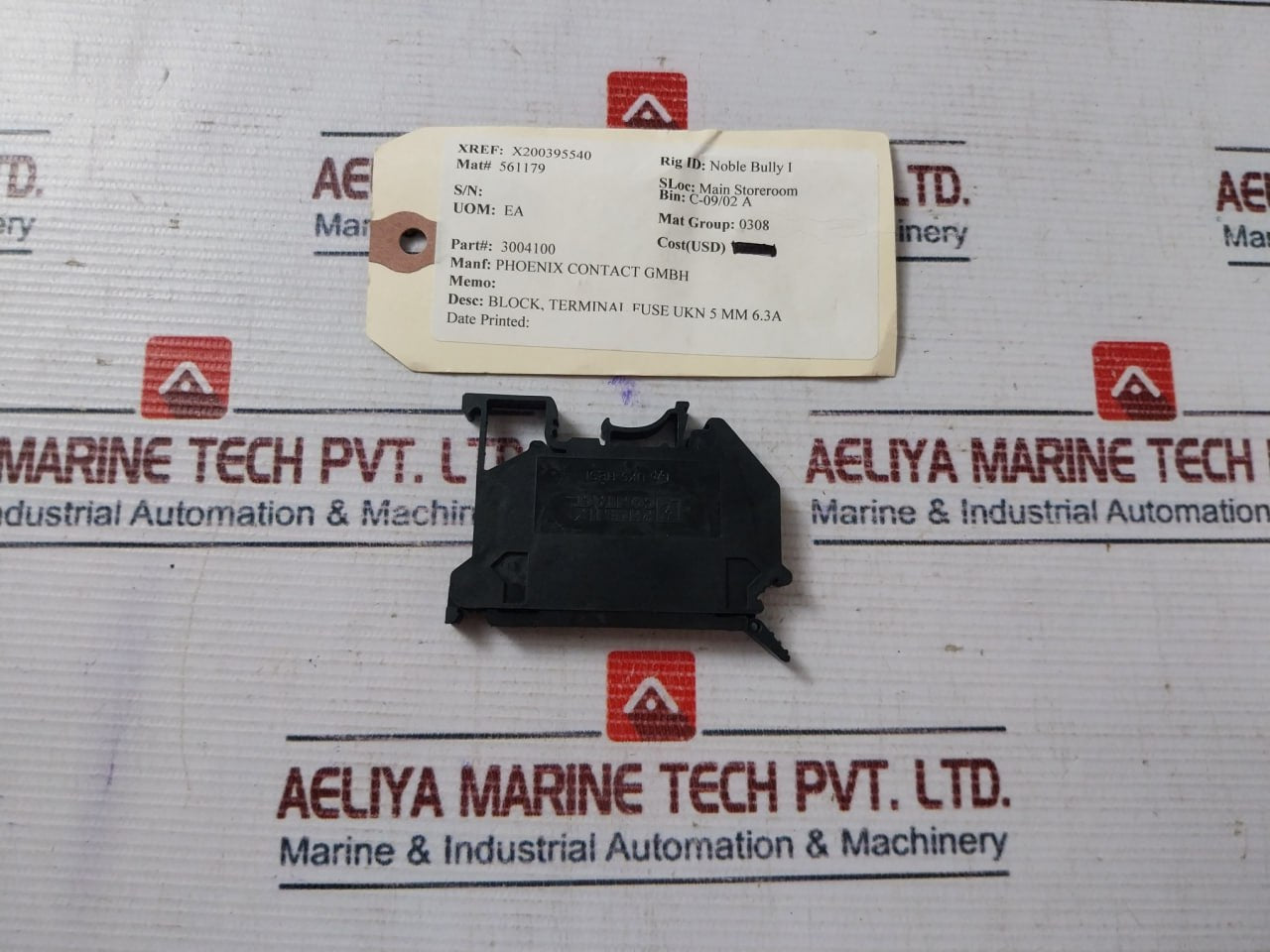 Lot Of 7X Phoenix Contact Uk5-hesi Fuse Terminal Block 3004100 6.3A 800V