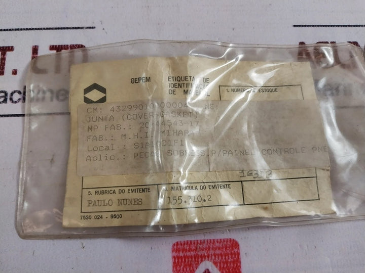 Lot of 8X MITSUBISHI 20-44543-17 Ring Gear Gasket For Anchor Winch