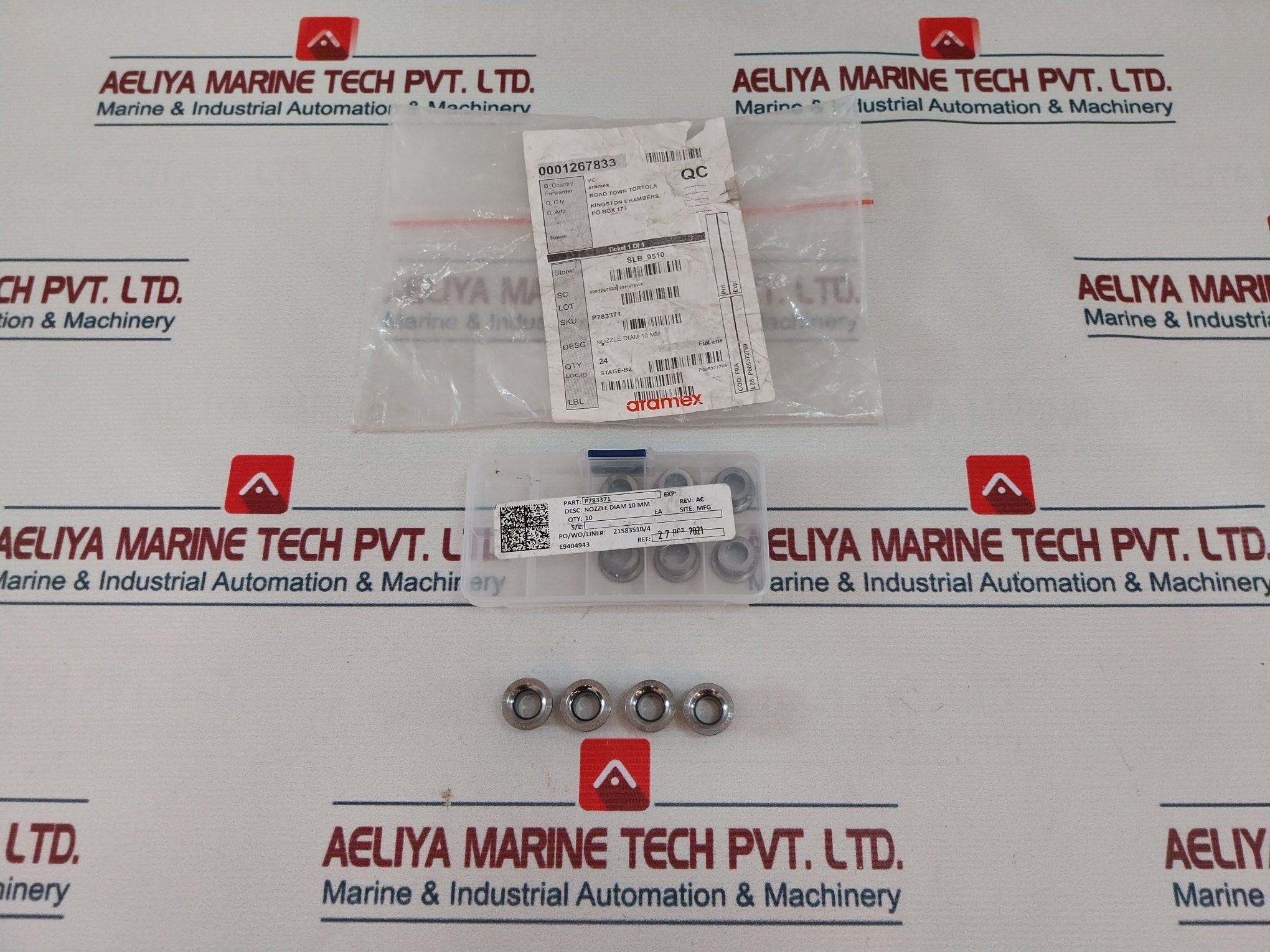 Lot of 24x P783371 Oil Nozzle 10mm Diameter