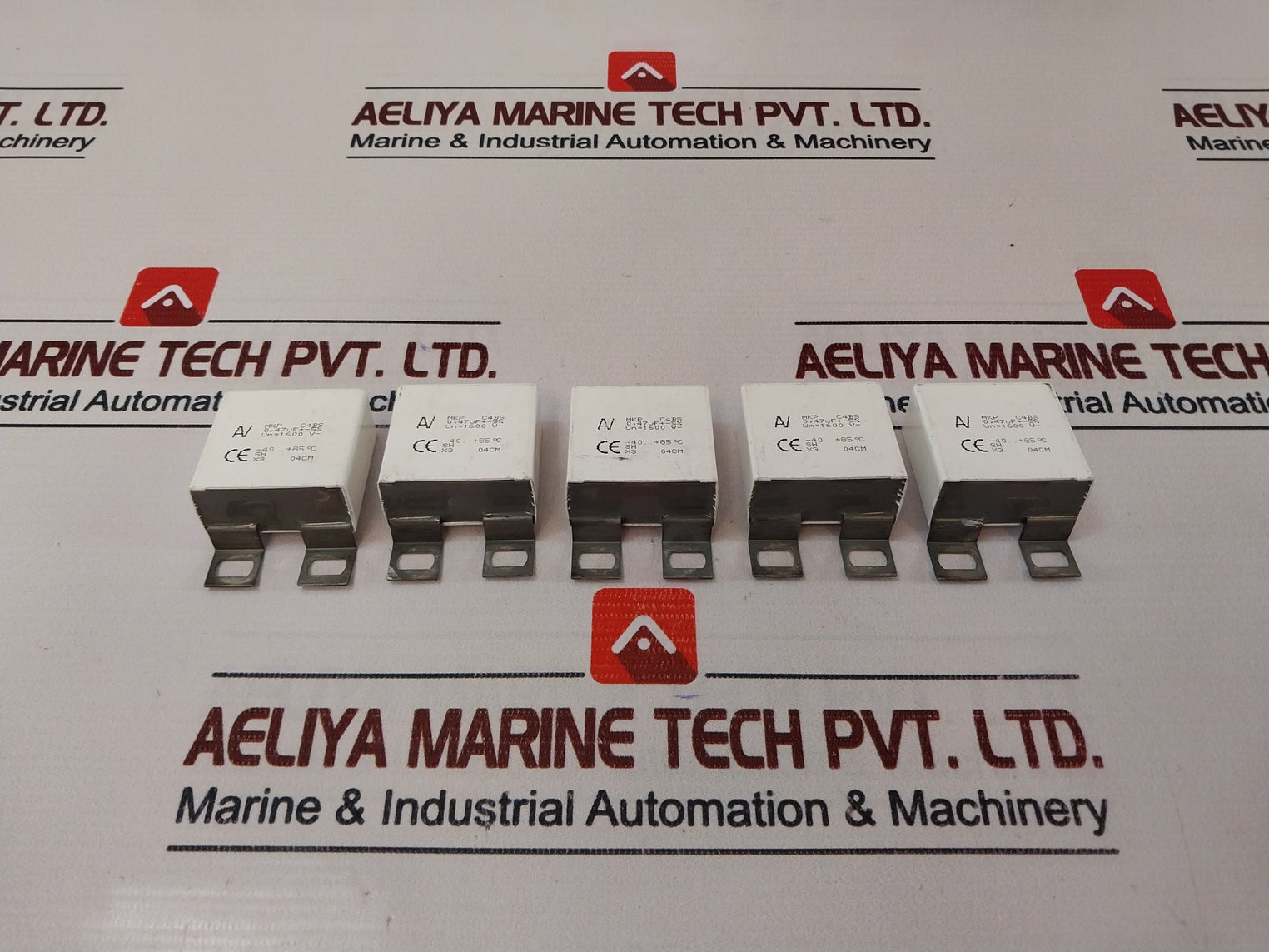 Lot of 3X Arcotronics Mkp C4bs Capacitor X3 04cm