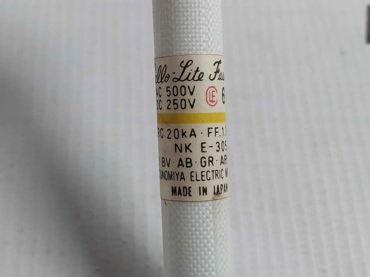 Lot of 5x Utsunomiya Electric Nc2 Cello-lite Fuse Ac 500v Dc 250v