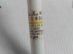 Lot of 5x Utsunomiya Electric Nc2 Cello-lite Fuse Ac 500v Dc 250v