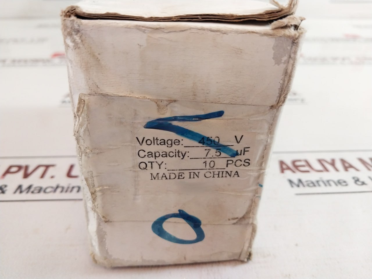 Lot Of 7X Vyhr Cbb60 Motor Capacitor B E12 250Vac 7 Mf