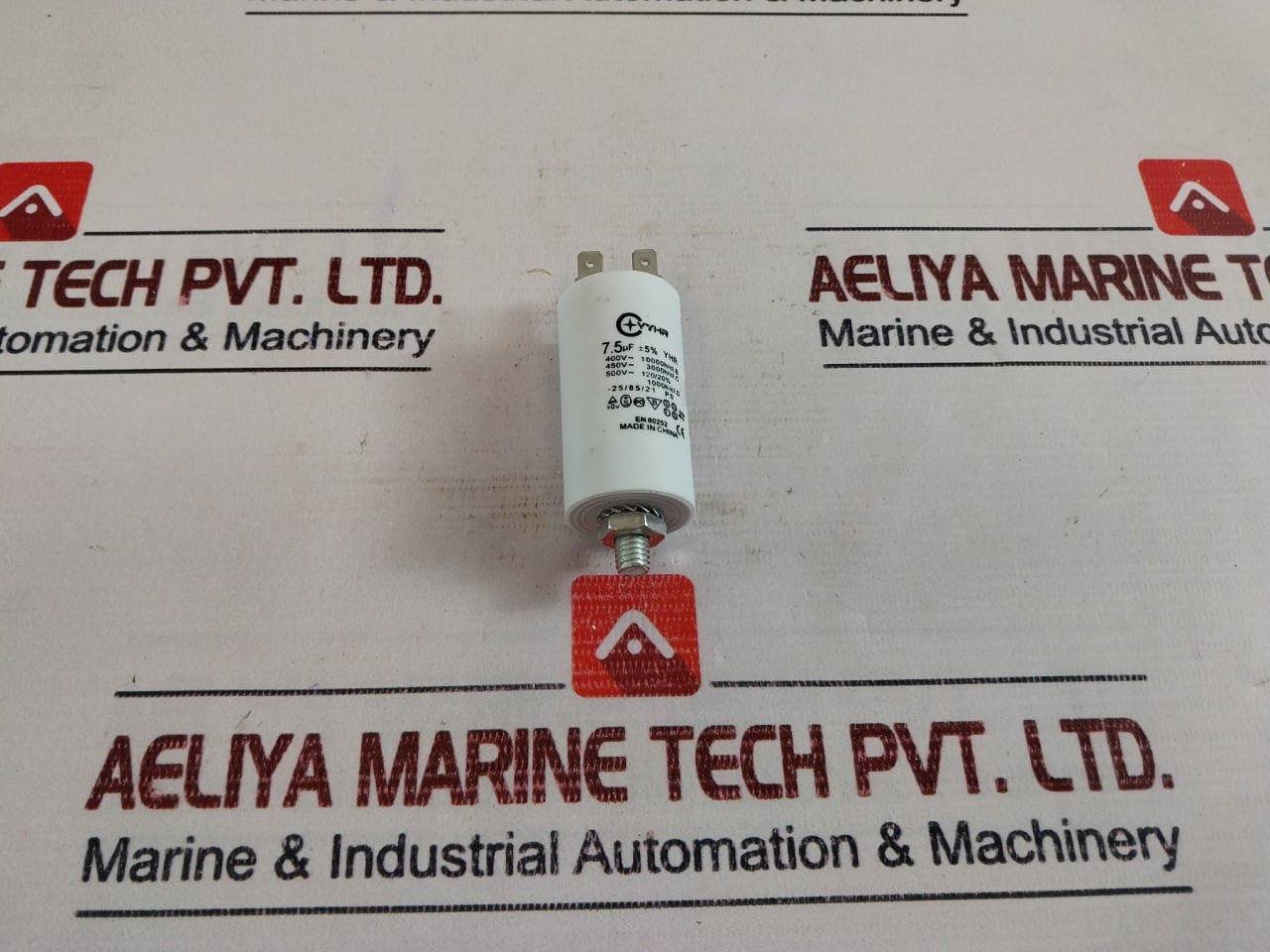 Lot Of 7X Vyhr Cbb60 Motor Capacitor B E12 250Vac 7 Mf