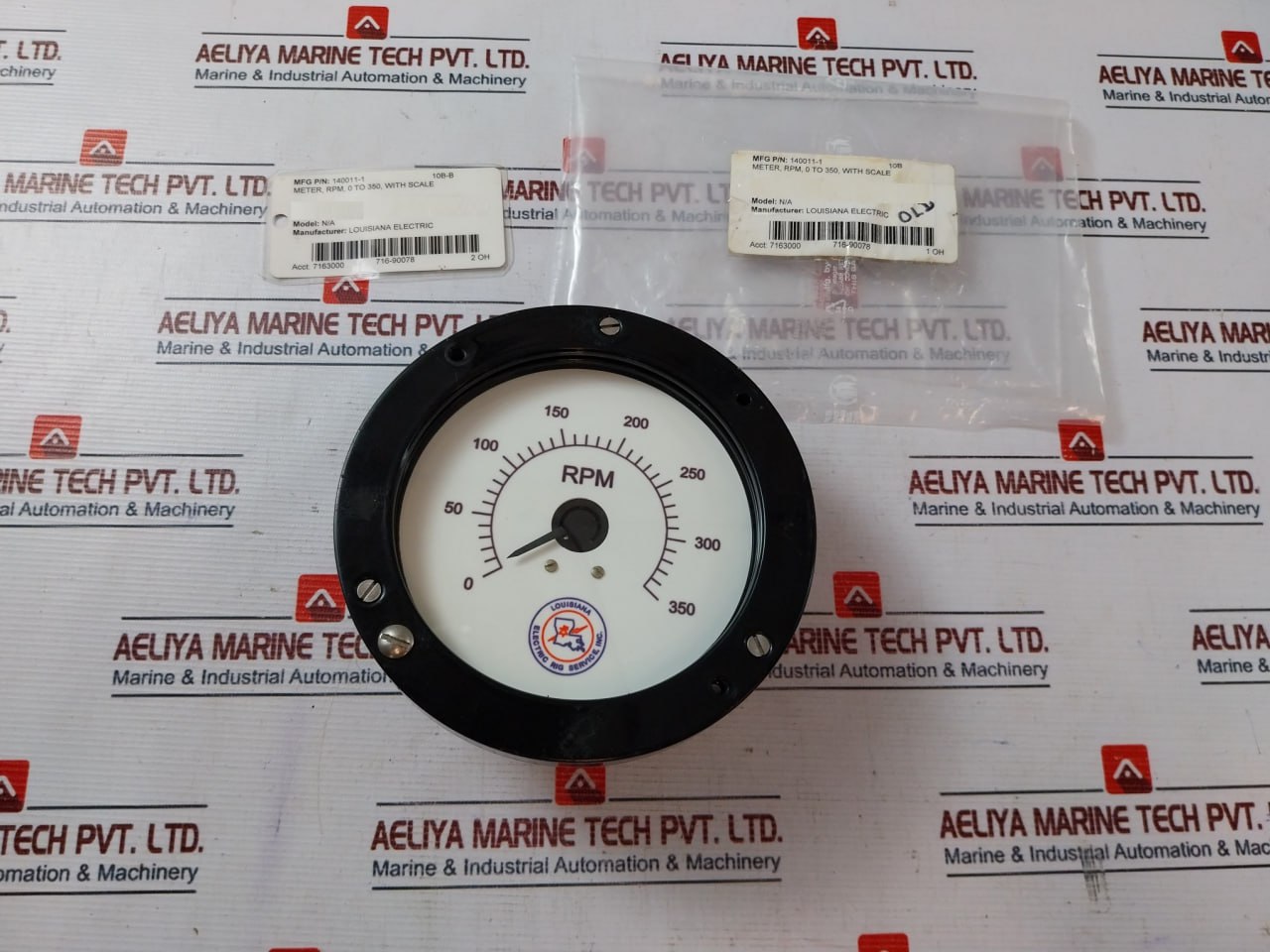 Louisiana Electric 0-350 Rpm Meter 140011-1