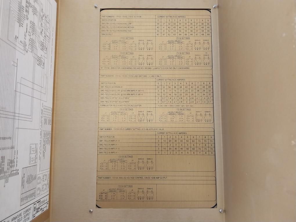 Louisiana Electric 160089, 160102 Digital Dc Motor Field Supply Module 170156