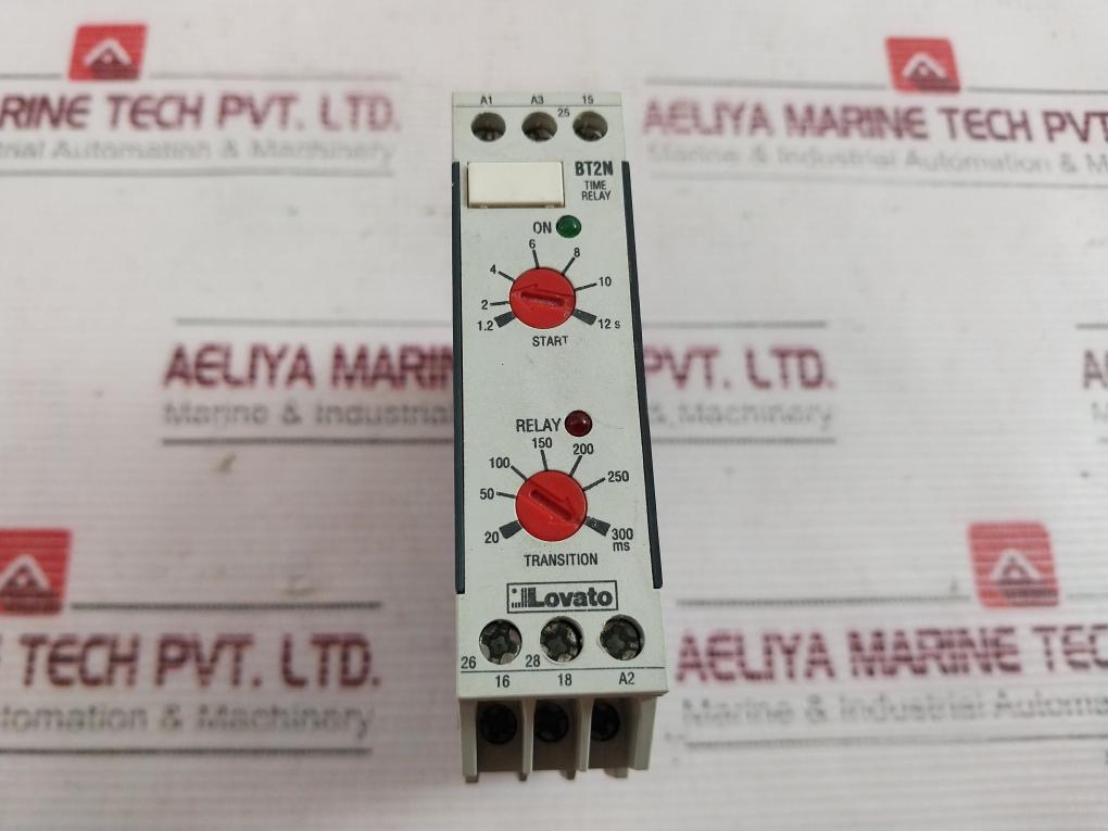 Lovato Bt2N 12S 110 Time Relay 24V Ac/Dc 50/60Hz