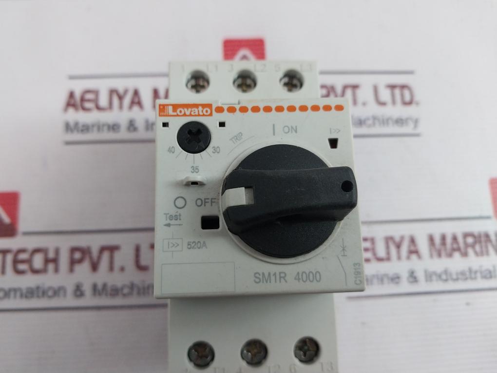 Lovato Electric Sm1R4000 3 Poles Motor Protection Circuit Breaker 520A 690V