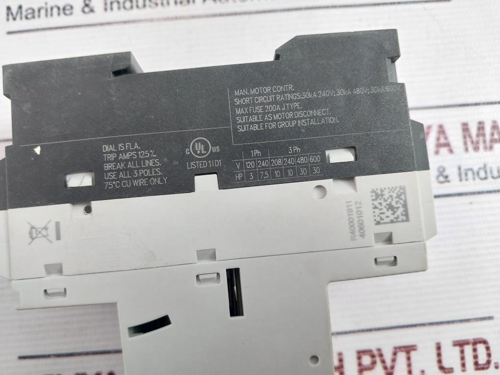 Lovato Electric Sm1R4000 3 Poles Motor Protection Circuit Breaker 520A 690V