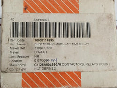 Lovato Electronic Modular Time Relay 31Drpl220 50/60Hz