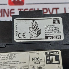 Lovato Rf95.33 Thermal Overload Relay 20-33A