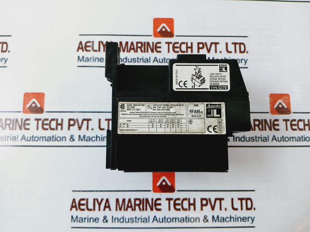 Lovato Rfa95.65/G270 Thermal Overload Relay 46-65 A (T)