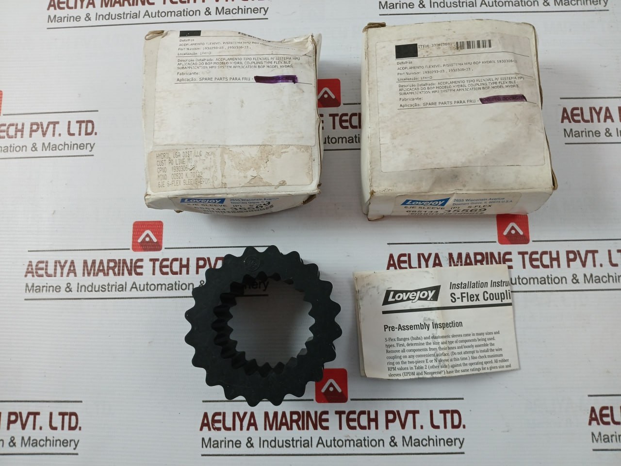 Lovejoy 685144 35569 S-flex Coupling For Spare Part Para Fru Size 6