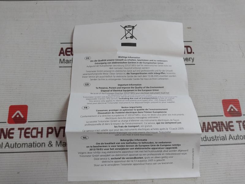 Lovibond Sd 70 Conductivity Portable Tester 4049991147451, 70-1622021