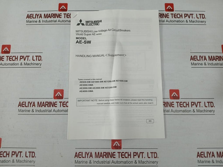 Low-Voltage-Air-Circuit-Breaker-By-Mitsubishi-Ae-Sw-690-Vac-50-60hz-Ae1600-Sw-25