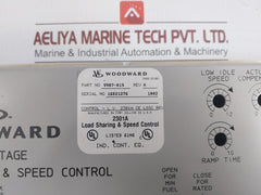 Low Voltage 2301A Load Sharing Speed Control Module 9907-019 Woodward 20-40Vdc
