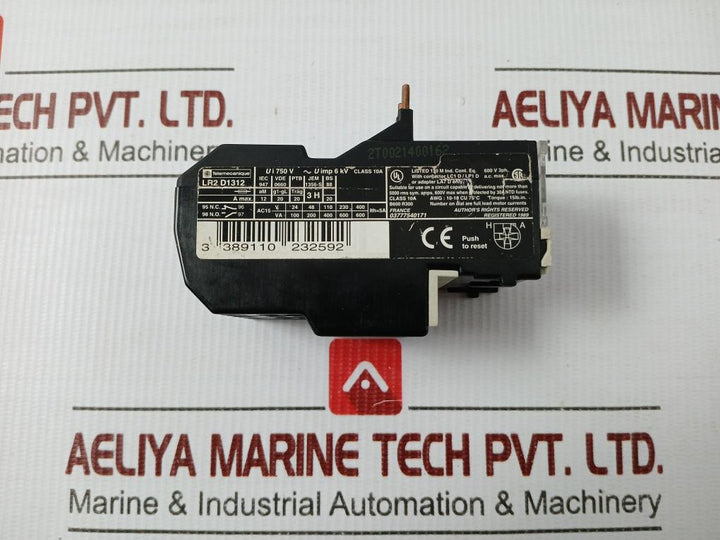 Lr2 D13 Telemecanique 750V/5A Thermal Overload Relay For Motor