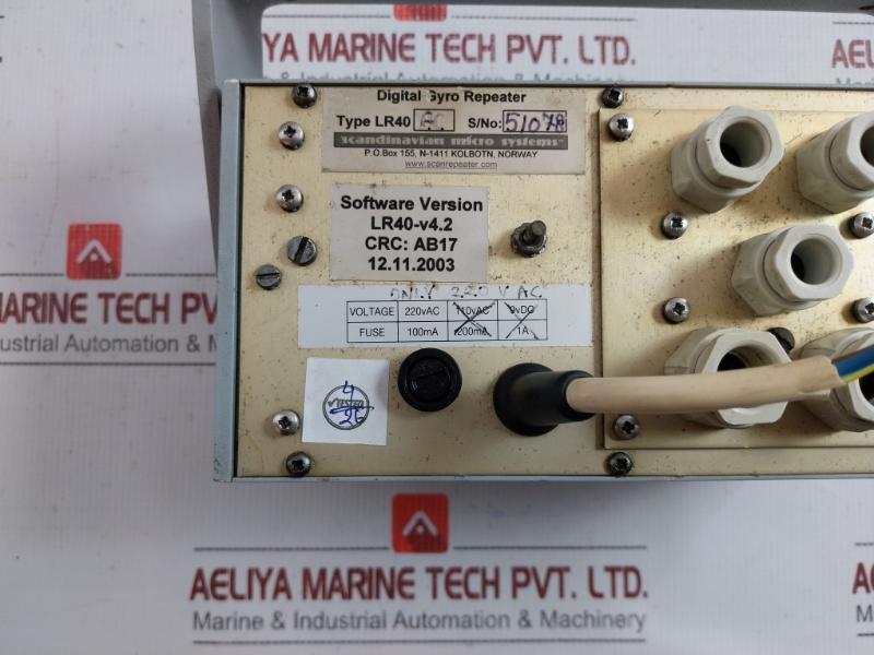 Lr40 Ac Digital Gyro Repeater 220Vac Scandinavian Micro Systems
