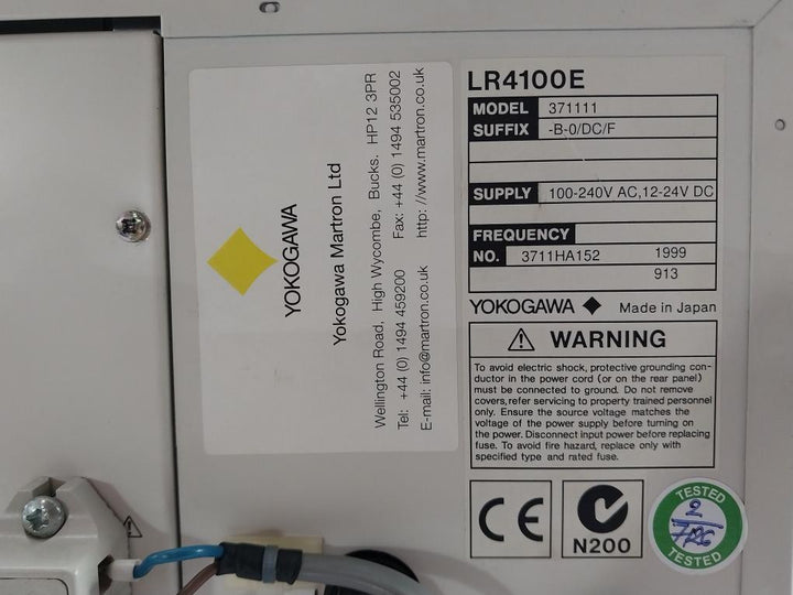 Lr4100e-Yokogawa-371111-B-0-Dc-F-00-240v-Ac-12-24v-Dc-Industrial-Chart-Recorder-7