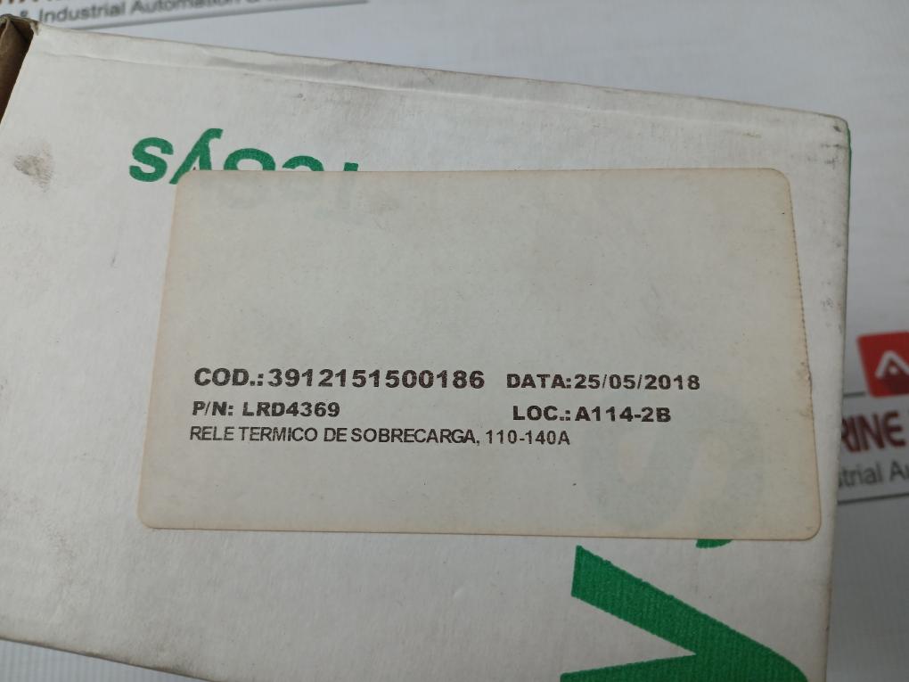 Lrd4369 Thermal Overload Relay Schneider Electric 690V-50/60Hz