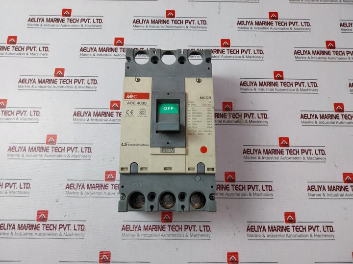 Ls Abe 403B 3Pole Molded Case Circuit Breaker 250A 690V