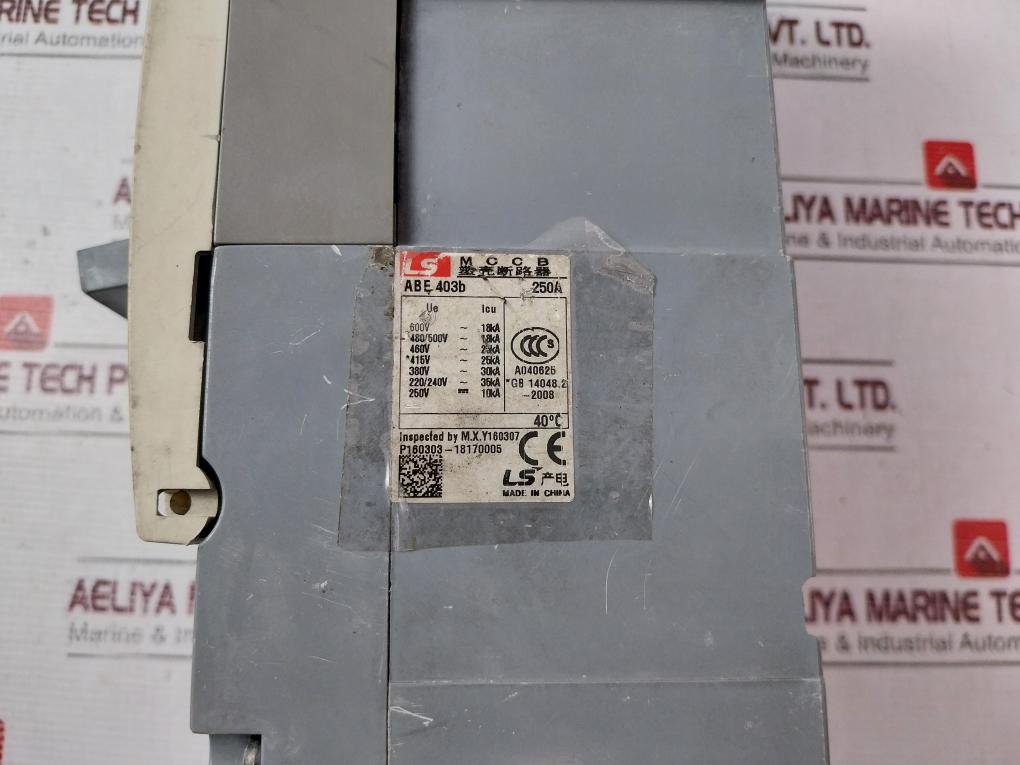 Ls Abe 403B 3Pole Molded Case Circuit Breaker 250A 690V