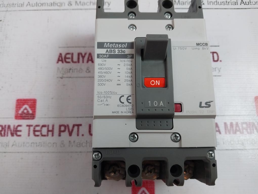 Ls Abs 33c 3-pole Molded Case Circuit Breaker