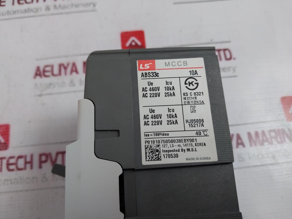 Ls Abs 33c 3-pole Molded Case Circuit Breaker