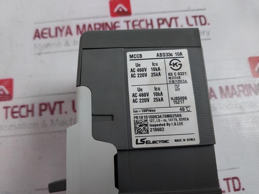 Ls Electric Abs 33c 3p Molded Case Circuit Breaker